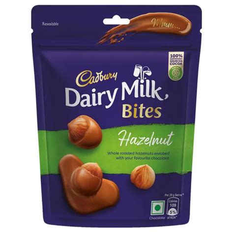 Cadbury Dairy Milk Hazelnut Bites 40 G JioMart
