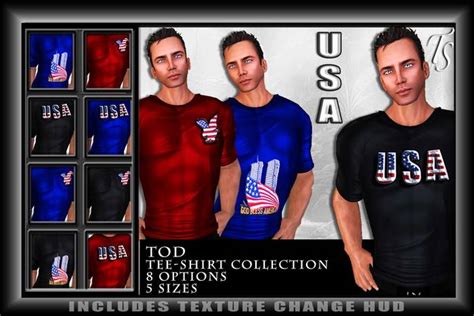Second Life Marketplace Ts Nick Usa Mens Outfit