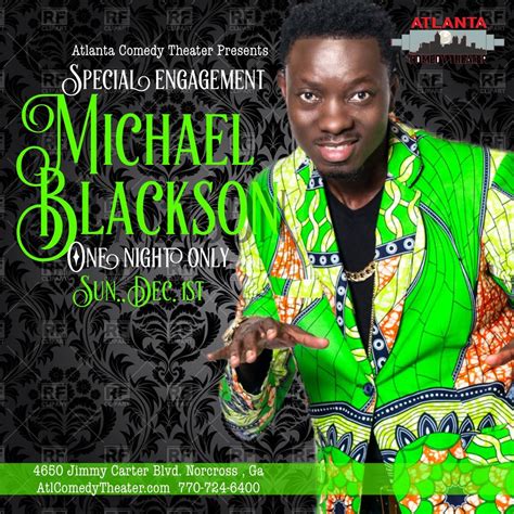 tickets for michael blackson the african king of comedy in norcross from atlanta comedy theatre