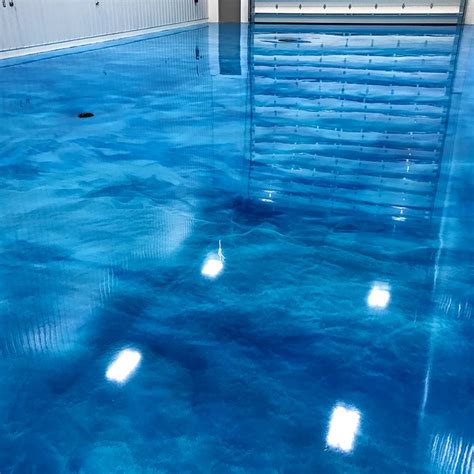 Decorative Ocean Epoxy Floor Coating V8 High Performance Floors