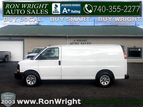 Used 2013 Chevrolet Express 1500 Cargo For Sale In Portsmouth Oh 45662