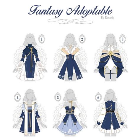 Open 16 Adoptable Fantasy Outfit 18 By Deviantart