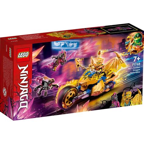 Lego 71768 Ninjago Jays Golddrachen Motorrad Spielzeugweltende