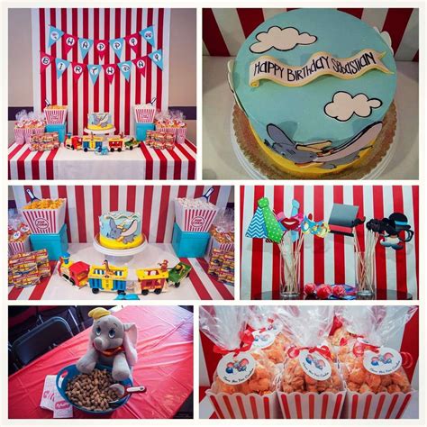 Dumbocircus Birthday Party Ideas Photo 2 Of 31 Dumbo Birthday