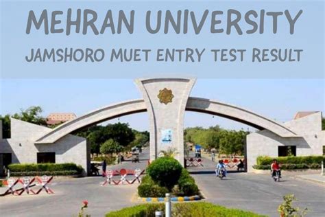 Candidates can register for muet online via the malaysian examinations council website. Mehran University Jamshoro MUET Entry Test Result