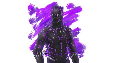 Download 3840x2400 Wallpaper Black Panther Superhero Fan Artwork 4k