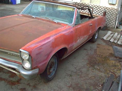 1965 Lemans Convertible Pontiac Gto Parts Or Restore 389 421 326 For