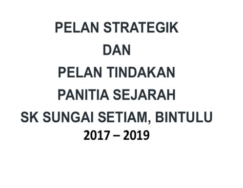 Seperti yang sudah diungkap di awal, iot menjadi unsur utama dalam revolusi industri 4.0. (DOC) PELAN STRATEGIK SEJARAH 2017 - 2019.doc | AINI ...