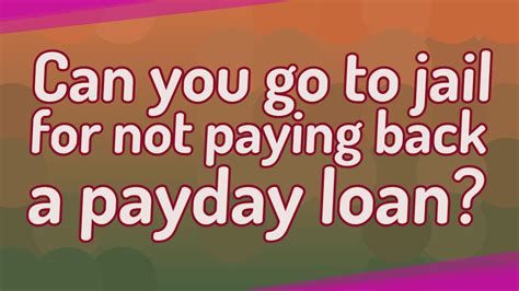 During its last annual report to congress in 2019, the office of child support enforcement reported that 10.7 million cases are in arrears with a cumulative total of nearly $118.1 billion owed. Can You Go To Jail For Not Paying Payday Loans - Loan Walls