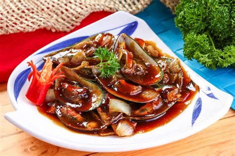 Lihat juga resep cumi + kerang kupas + tahu bumbu asam saus tiram enak lainnya. Resep Masakan Kerang ~ Resep Manis Masakan Indonesia
