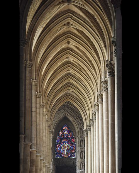 Hd Wallpaper Reims Cathedral Vaults Gothic Interior Religion