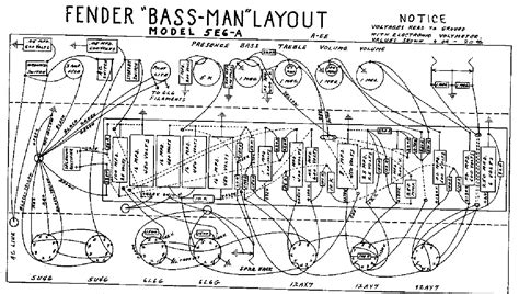 Fender Super Bassman Schematic