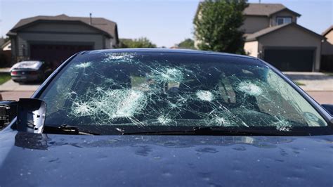 Hail Damaged Car Windshield All Makes Collision Centre