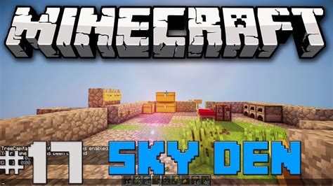 Minecraft Sky Den Modded Survival Part 17 Minium Stone Youtube