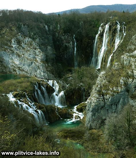 Veliki Slap Waterfall Plitvice Lakes National Park Plitvice Lakes