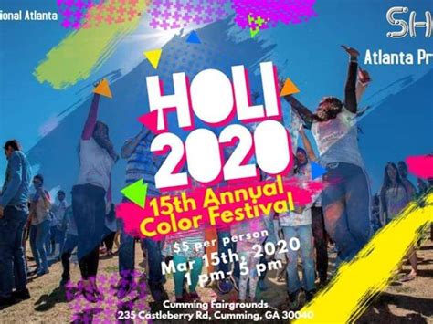 15th Annual Color Holi Festival Sewa Holi 2020 Official Georgia