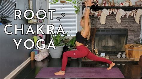 root chakra yoga flow grounding yoga practice muladhara chakra youtube