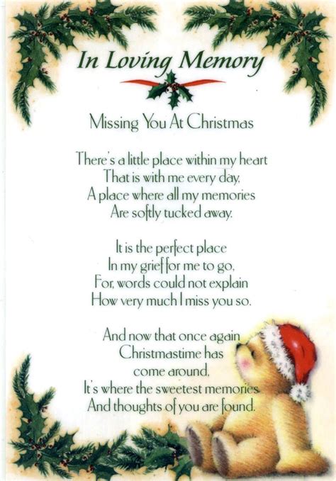 Wishing we could all be together to share. Missing Loved Ones At Christmas | InLovingMemoryRic ...