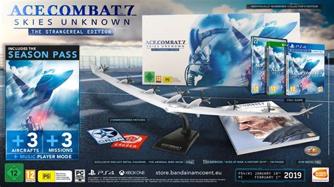Purchasing the season pass will give players access to a music player within the game. Collector's edition revealed for ACE COMBAT 7: Skies ...