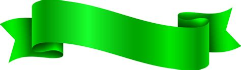Banner Green Banner Ribbon Png Clipart Full Size Clipart Riset