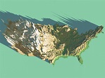 3D Map of United States (USA) on Behance