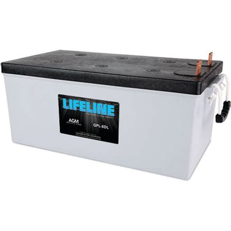 Lifeline 8d Agm 12v Deep Cycle Batteries Fisheries Supply