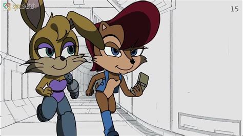 Sally Acorn And Bunnie Rabbot To The Rescue Youtube