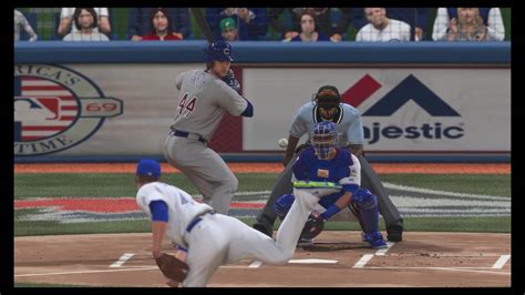 Mlb The Show 16 Cubs Vs Blue Jays Ps4 60fps Youtube