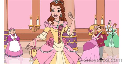Belle At The Ball Dress Up Game Disney Princess Beauty Parlour