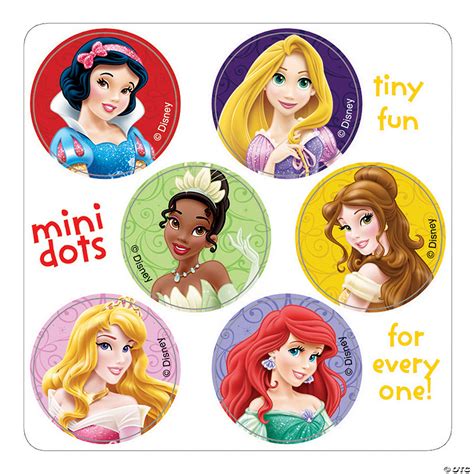 Disney Princess Mini Dots Stickers Discontinued