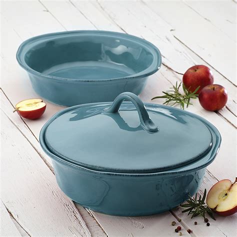 Amazon Rachael Ray 3 Piece Round Casserole And Lid Set Just 28 79 Shipped