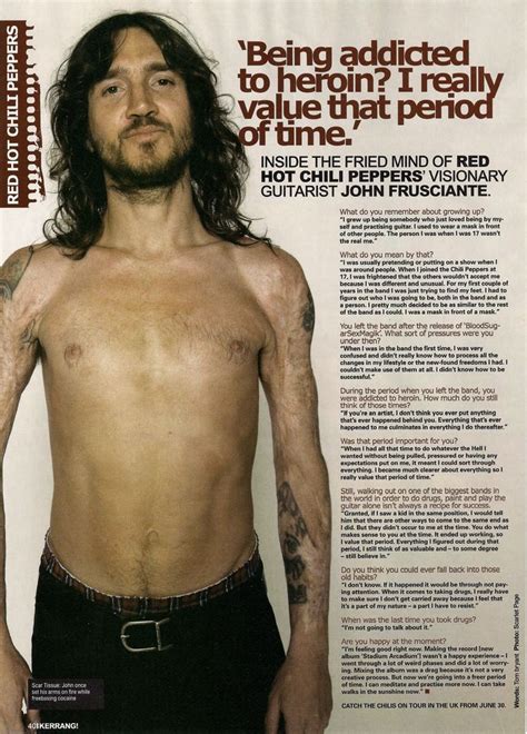 John Frusciante Red Hot Chili Peppers Hot Chili