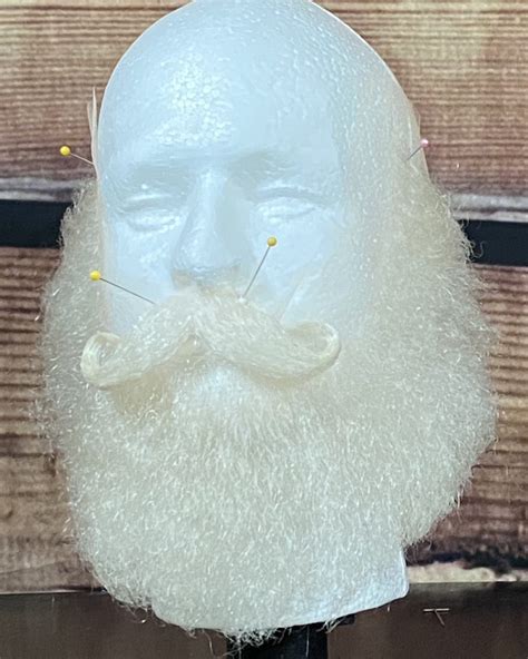 Yak Custom Made 5″ Inch Santa Claus Beard Set Santa Makeup The 1