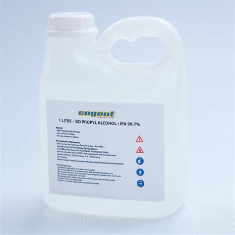 Isopropyl Alcohol Cleaner Cogent Industries