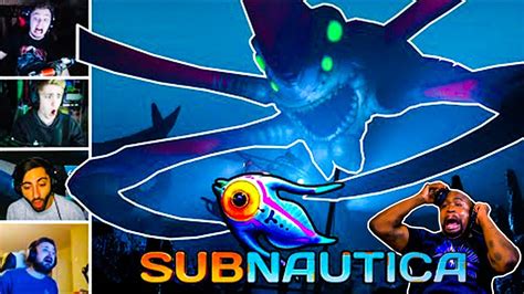 Subnautica Top Twitch Jumpscares Compilation Horror Games Reaction