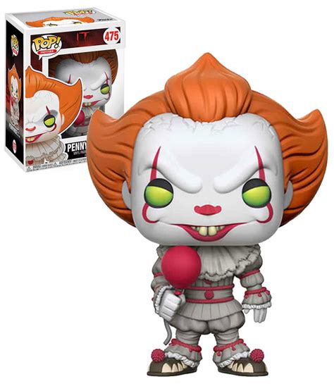Funko Pop Horror 475 It 2017 Pennywise With Balloon New Mint