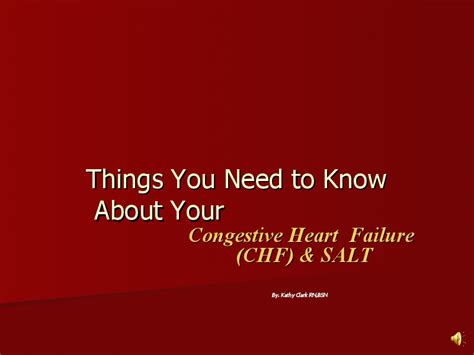 Things You Need To Know About Your Congestive Heart