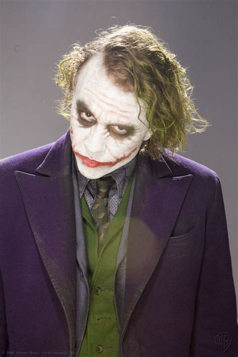Heath Ledger Joker The Dark Knight Promotional Photoshoot