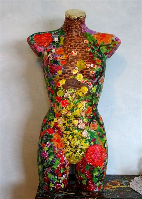 Floral Mannequin 3 Conrad Bloemers Sculptures And Carvings People And Figures Female Form