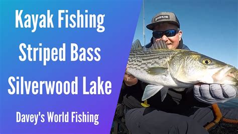 Kayak Fishing Striped Bass Silverwood Lake Youtube