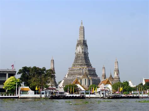 Bangkok Chao Phraya River Boat Trip Wat Arun Temple Of Dawn