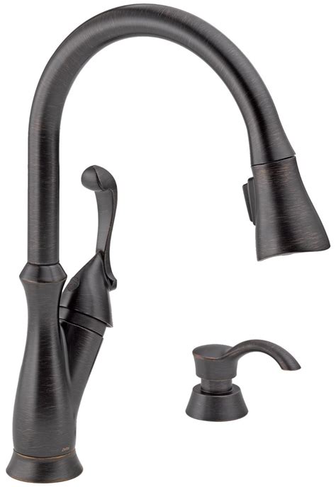 Our delta faucet reviews will reveal some of the best models from this brand. delta faucet with soap dispenser | Kitchen Faucets Hub