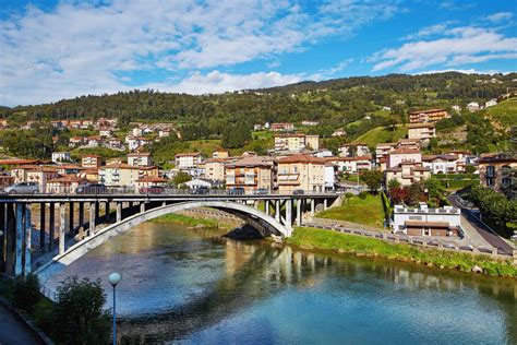 The Italian Village Of San Pellegrino Terme Bergamo In Lombardy