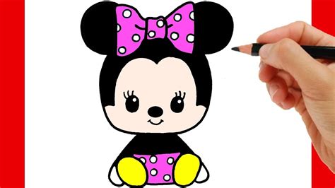 How To Draw Minnie Mouse Easy Step By Step Youtube