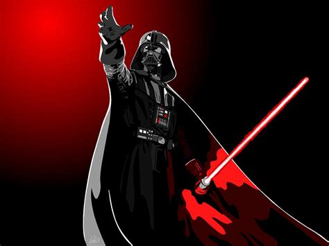 Starwars Darth Vader Digital Art By Paul Dunkel Pixels