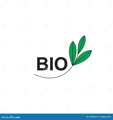 Bio Logo Bio Label Vector Icon For Products Packaging Bio Sign