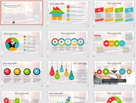 Graphic Design PowerPoint Template #62360