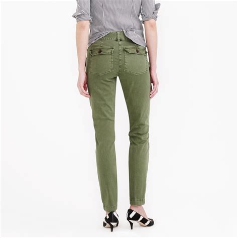 Lyst Jcrew Preorder Highrise Cargo Pant In Green