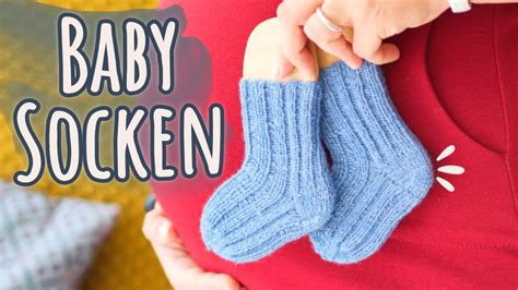 Babysocken Stricken Für Anfänger Strickanleitung Mit Vereinfachter