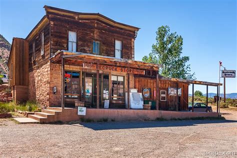 Hdr Image Of Historic Bedrock Store Colorado Photograph Fine Art